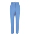 Dolce & Gabbana High-waisted Tailored Trousers In Blue
