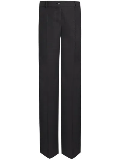 DOLCE & GABBANA PRESSED CREASE TROUSERS