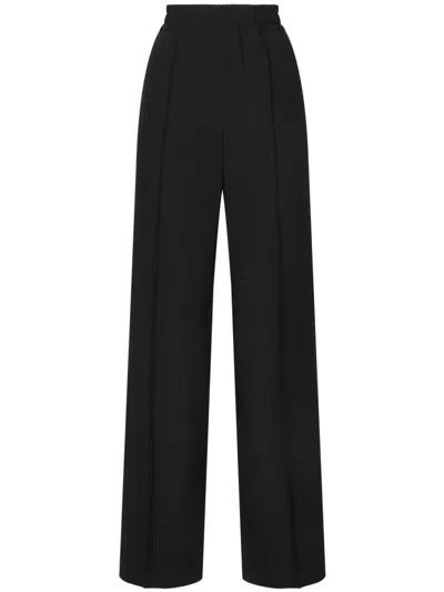 DOLCE & GABBANA PRESSED-CREASE TROUSERS