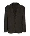 Dolce & Gabbana Prince Of Wales Check Pattern Blazer In Black