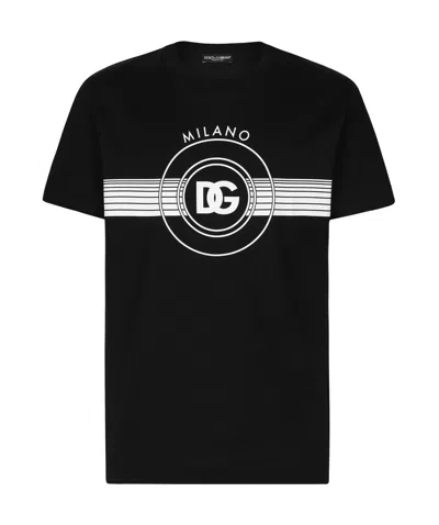 DOLCE & GABBANA PRINT SHORT SLEEVE T-SHIRT