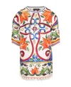 Dolce & Gabbana Print Short Sleeve T-shirt In Multicolor