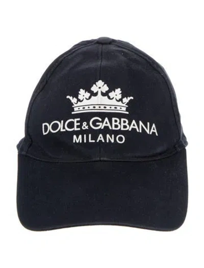 Pre-owned Dolce & Gabbana Printed Adjustable Hat In Multi