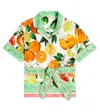 Dolce & Gabbana Printed Belted Cotton Popeline Shirt In Multicoloured