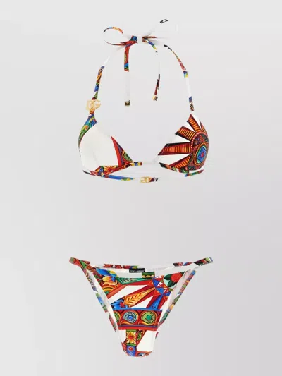 Dolce & Gabbana Printed Bikini In Multi