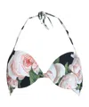 Dolce & Gabbana Printed Bikinis In White