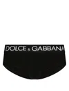 Dolce & Gabbana Logo-print Stretch-cotton Briefs