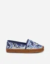 Dolce & Gabbana Majolica Print Espadrilles In Multicolor