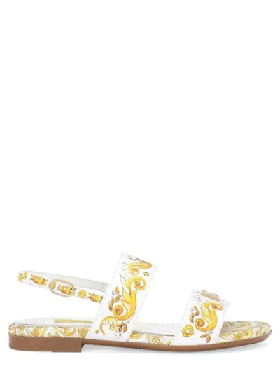 DOLCE & GABBANA PRINTED CALF SANDAL