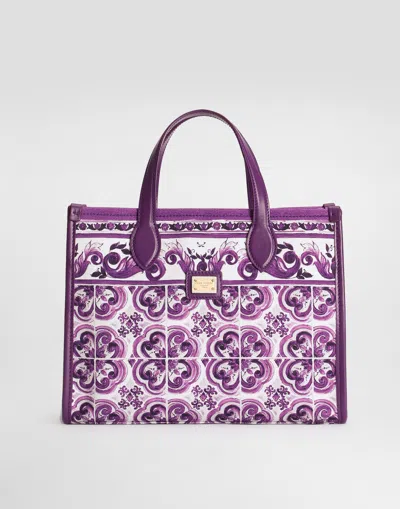 Dolce & Gabbana Printed Canvas Handbag