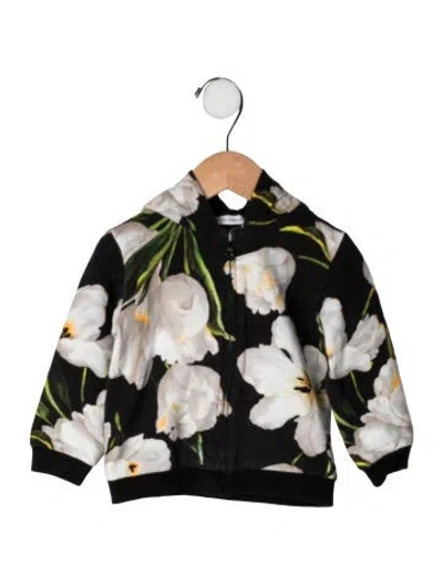 Pre-owned Dolce & Gabbana Babies' Printed Casual Jacket In Black