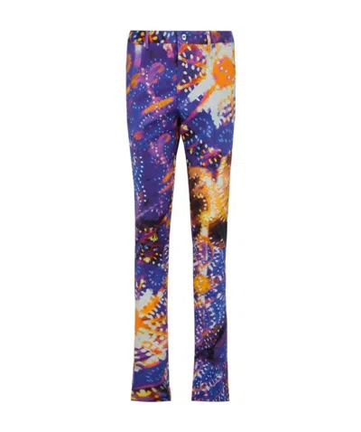 Dolce & Gabbana Printed Casual Pants In Multi