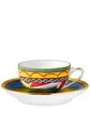 Dolce & Gabbana Porcelain Espresso Set In Multi
