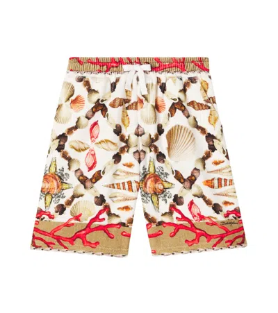 DOLCE & GABBANA PRINTED COTTON BERMUDA SHORTS