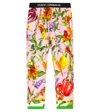 Dolce & Gabbana Leggings Aus Einem Baumwollgemisch In Farmer Fdo Rosa