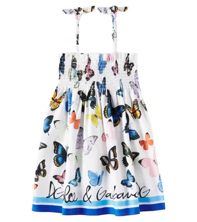 DOLCE & GABBANA PRINTED COTTON DRESS