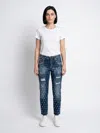 Dolce & Gabbana Printed Cotton Jeans In Multi