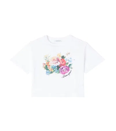 DOLCE & GABBANA PRINTED COTTON JERSEY T-SHIRT
