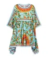 Dolce & Gabbana Printed Cotton Kaftan In Multi