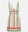 Dolce & Gabbana Printed Cotton Minidress