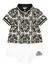 Dolce & Gabbana Printed Cotton Romper