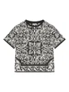 Dolce & Gabbana Majolica-print Short-sleeved T-shirt In Multi