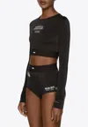 Dolce & Gabbana Spandex Jersey High-waisted Panties With Elasticated Band In Black