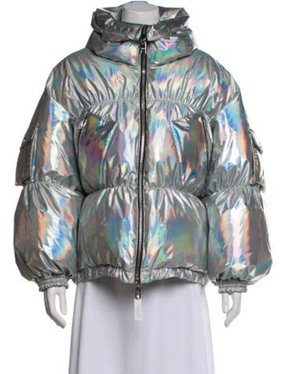 Pre-owned Dolce & Gabbana Printed Down Coat W/ Tags