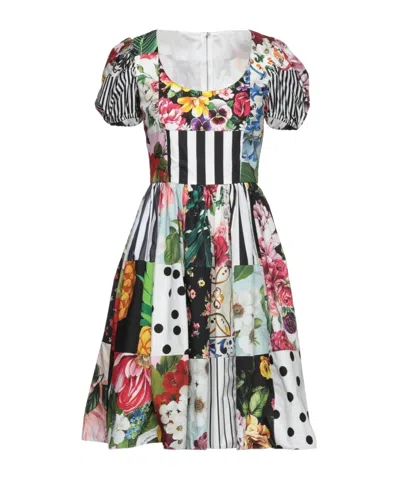 Dolce & Gabbana Printed Dress In Multi