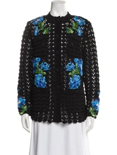 Pre-owned Dolce & Gabbana Printed Evening Jacket In Black