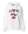 Dolce & Gabbana White L'amore Hooded Pullover Sweater In White
