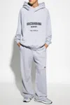 Dolce & Gabbana Logo Print Hooded Sweatshirt In Grey