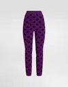 Dolce & Gabbana Printed Jacquard Leggings