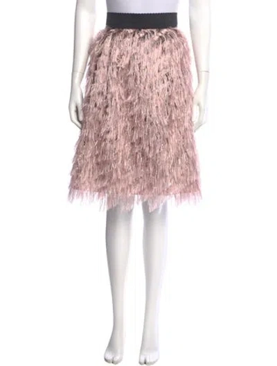 Pre-owned Dolce & Gabbana Printed Knee-length Skirt