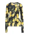 Dolce & Gabbana Printed Knitted Sweater In Multi