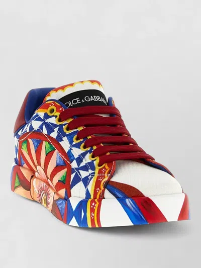 Dolce & Gabbana Printed Low-top Sneakers