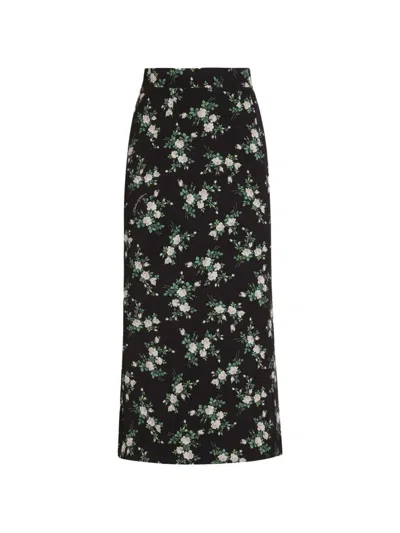 Dolce & Gabbana Printed Midi Skirt In Multi