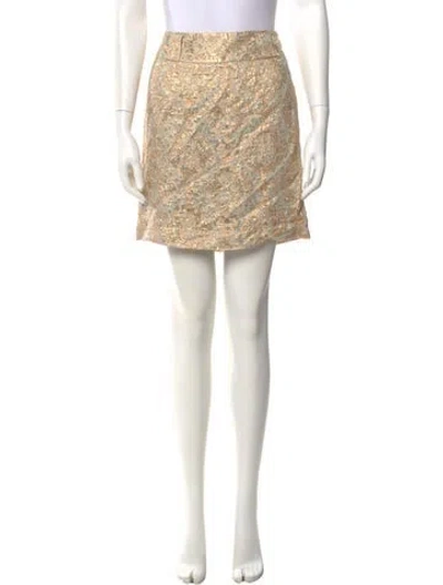 Pre-owned Dolce & Gabbana Printed Mini Skirt