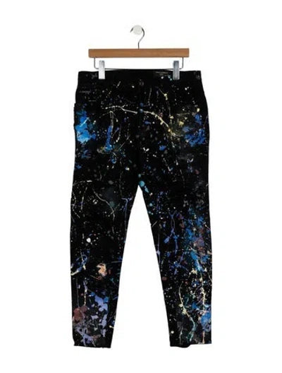 Pre-owned Dolce & Gabbana Printed Pants In Black
