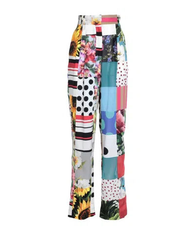 Dolce & Gabbana Printed Pants In Multi