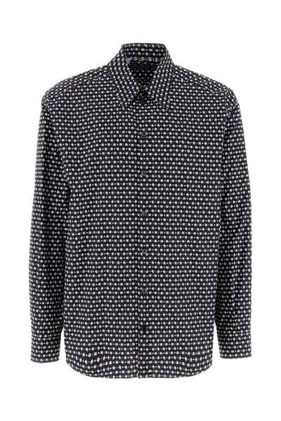 Dolce & Gabbana Printed Poplin Shirt In Hnxla