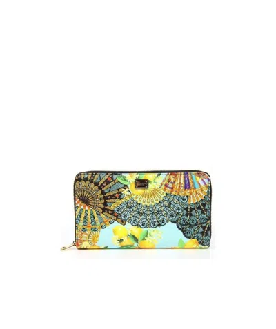 Dolce & Gabbana Printed Purse In Yellow