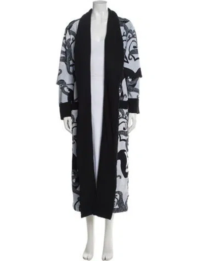 Pre-owned Dolce & Gabbana Printed Robe In Black