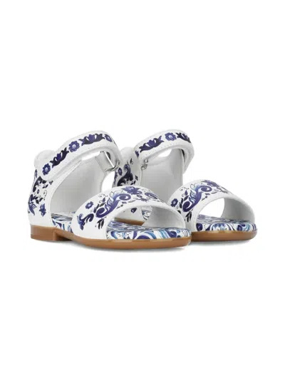 Dolce & Gabbana Kids' Printed Sandals In Multi