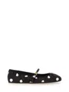 Dolce & Gabbana Printed Satin Ballet Flats