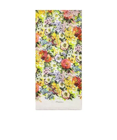 Dolce & Gabbana Printed Scarf In Multicolor