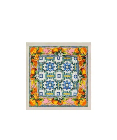 Dolce & Gabbana Printed Scarf In Multicolor