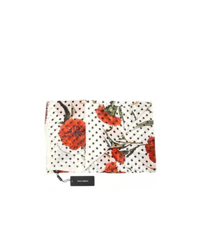 Dolce & Gabbana Printed Scarf In White