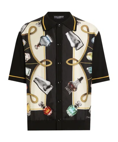 DOLCE & GABBANA DOLCE  GABBANA PERFUME PRINTED SHIRT