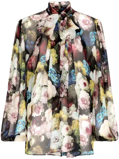 Dolce & Gabbana Blouse Shirt In Floral